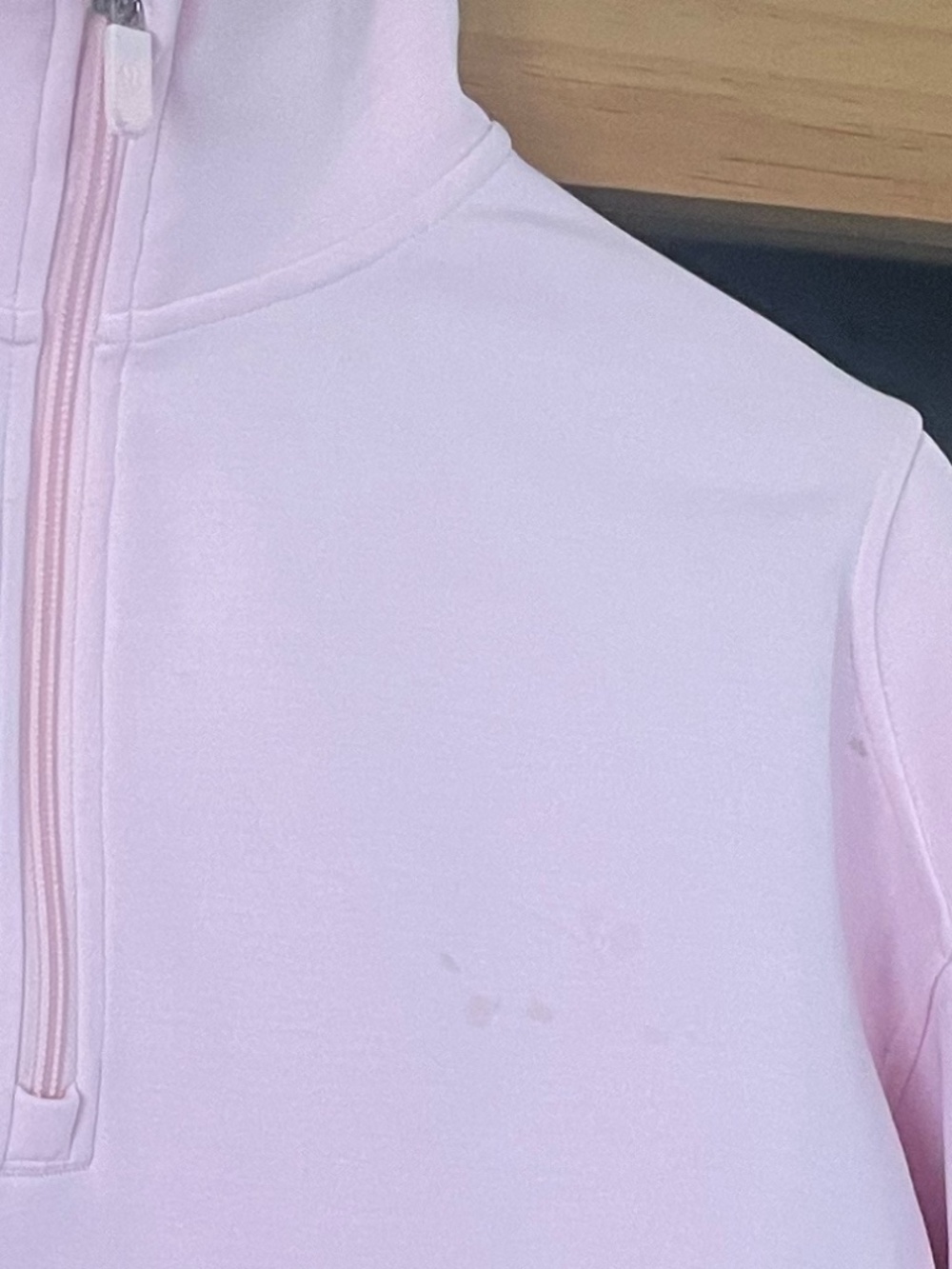 Lululemon Softstreme Half-Zip | Light Pink | Size 6 - Picture 10 of 13
